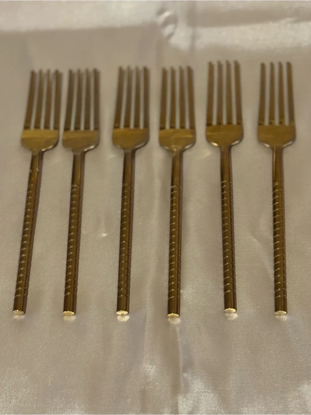 Goldtone Stainless Dinner Forks